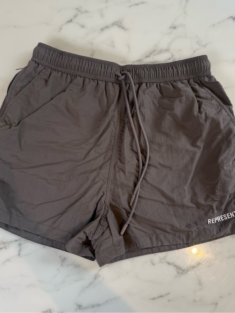 Represent Grey Swim Trunks - Size Medium